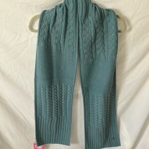Kate Spade: NWT Sky Blue Cable Knit Scarf